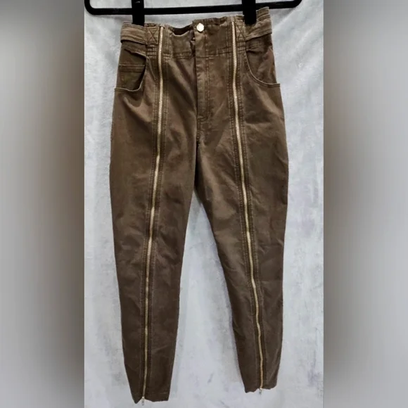 A.L.C Zander On Duty Army Zip Front Pants Sz 2 Retails $360Chrissy Teigen 🚨BOGO